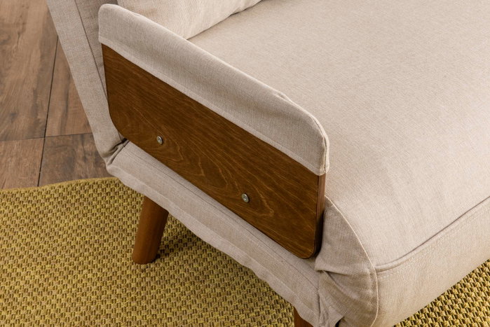 Atelier Del Sofa Cosmo Sofá-Cama de 2 Plazas - Crema